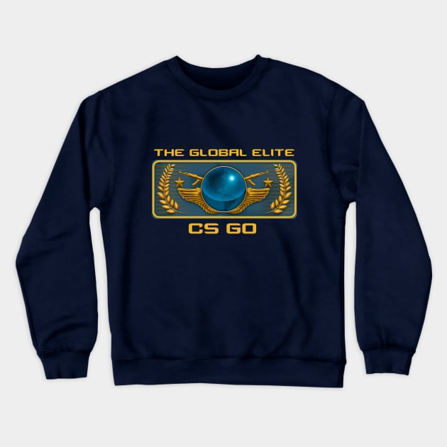 The Global Elite CSGO Crewneck Sweatshirt by PjesusArt